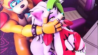 Roxxane Wolf Animation NSFW Remaster fnaf