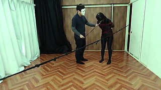 Japanese MILF in Twin Tails Tied Up & Dominated - Rough BDSM Shibari Fuck