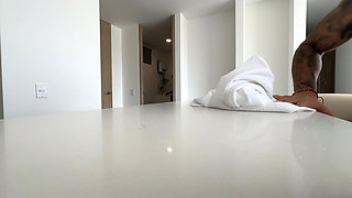 delicious thick latina maid does her dutties pov