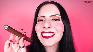 I Am Your Passion - Cigar and Red Lipstick