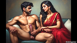 Two friends fucked married telgu aunty with a condom