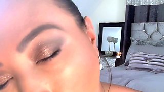 Sexy teen ebony solo toy masturbation