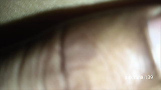 Very soft boobs pressing and loud moaning girlfriend