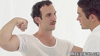 Twink Teased And Blown By Muscly Gay Before Being