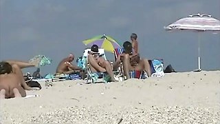 Couple Split By Strangers On A Nude Beach