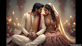 Indian wife and husband first night virgin wife fucked first time