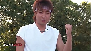 Intense JAV Action Japanese Group Fuck With Stunning Sara Saijo Outdoors