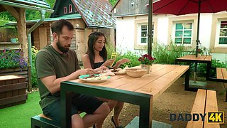 Daddy4k. bf's grandpa conformed her aggressive fuck