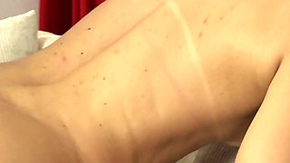 Curvy latina lesbian gets ass and pussy toyed and licked