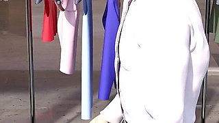 Reunion 8 - Mary Gives Blowjob in the Bathroom Till John Cums Inside Her Mouth