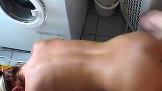 Blonde Amateur Slut Hardcore Fucked in Bathroom