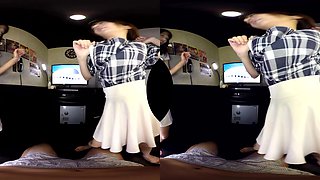 Secret Sex In A Karaoke Box; Japanese Teen Threesome