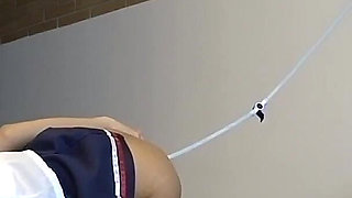 Jap College Girl Swallow Milk From Her Ass