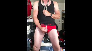 Top Dilf Jockdad87 Shoots a Hot Load of Cum