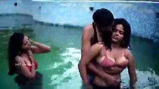 Fun in swimming pool