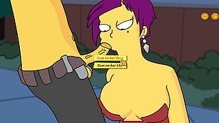 Lingerie teen in a mansion fantasy