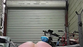 Nude Workout, Superset Romanian Deadlifts and Hamstring Curl Plus Shaking My Ass