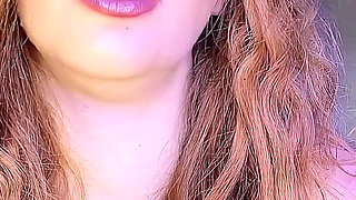 Redhead MILF Dirty-talks & Teases Her Sexy Lips and Horny Face