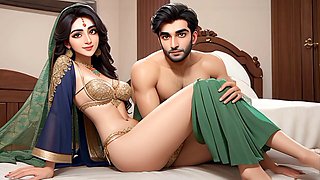 Cherry girl has her first nude love session with her boyfriend