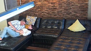 Horny GF rides her man