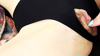 Hairy MILF Pleasures Herself with a Sex Toy