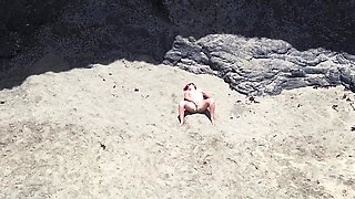 Filming Beach Masturbation From Drone and Was Caught, Compilation