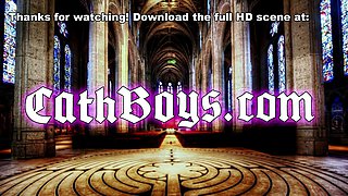 Sinful twink OTK spanked by gay priests!