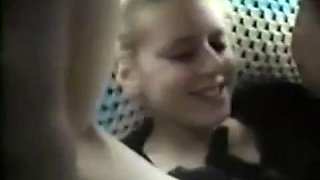 Pale blonde vs Monster BBC: Blowjob, Amateur  Interracial Porn