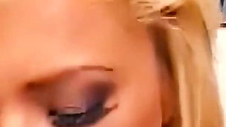 Shyla Stylez Takes Her Boyfriend's Huge Cock in Her Mouth and Then Her Cunt
