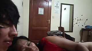 Hot MILF Stepson Fuck - Desi Aunty Cheats On Husband With Young Cock