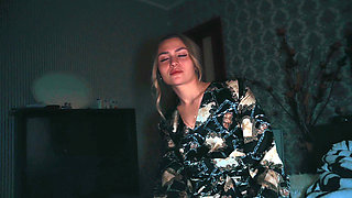 Seduction of Stepmom to Suck Cock Was Crowned with Success - with a Mouthful of Cum