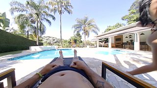 Juh Jackson Is Hungry For My Cock By The Pool
