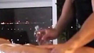 Dirty Masseur Seduces 18 Years Old Babe and Fucks Her Oiled Big Ass