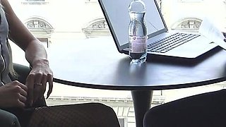 Job Interview Ends with Foot Licking!.