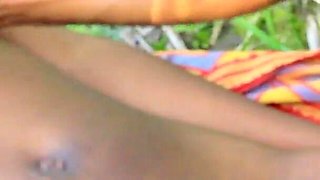 African Lovers in Bush Fucking