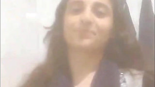 My Czn Having Fun in Bathroom on Video Call