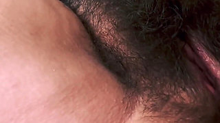 Pregnant MILF Fucks Her Hairy Holes