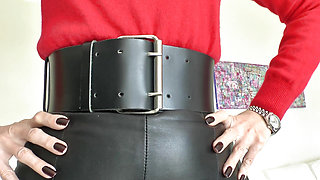 Wide, Tight Belt and Watch Fetish, Your Boss, Your Masturbation During Your Lunch Break, JOI Lady Victoria Valente