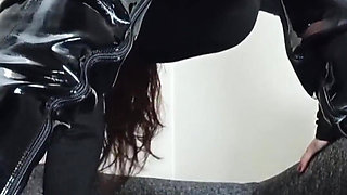 Hairy MILF in Thigh High Boots and No Panties