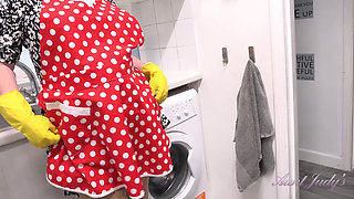 Auntjudys - Fucking Your Busty Mature Wife Chantelle Blue in the Kitchen (pov)