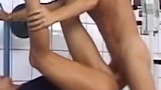 Foursome in the gym