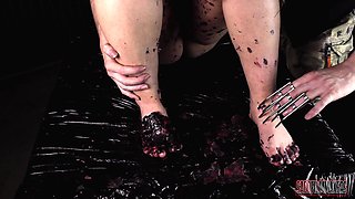 Extreme Foot Punishment - Hot Wax Play