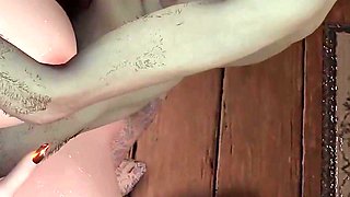 3D Hot Mature MILF Wearing Sexy Outfit Got Fucked by Big Dick Monster