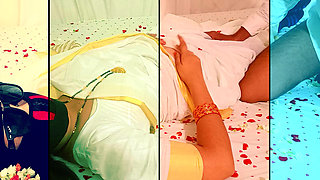 first night sex story of newly married couples. Wife Sex with Husband with Passionate Love Enjoying