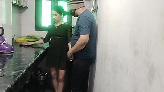 Desi Step Sister Fucked Hard by Step Brother in Kitchen - Rough Sex