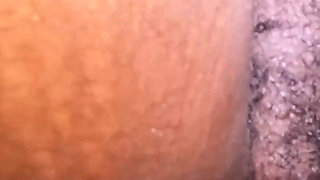 Beautiful Creampie Dripping Out of My Ebony's Asshole After a Good Fuck