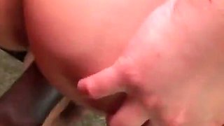 Teen Ruby sucks and fucks big black cock and wants his creampie