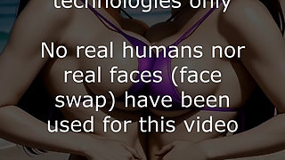 Two Asian Girl Kiss on Beach