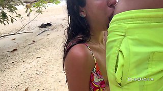 Sex on a Beach - a Baby Bathes in the Ocean in Sperm
