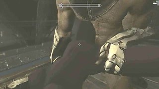 Skyrim wild fun with Lydia in a cartoon adventure